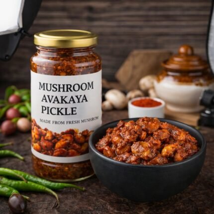 Mushroom Avakaya Pickle